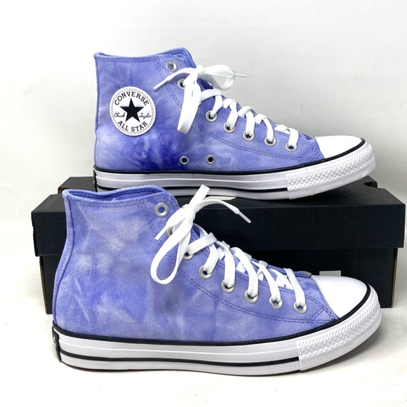 Converse Chuck Taylor High Top Shoe Ultraviolet Canvas Men Size Sneakers A04961F - Picture 3 of 10